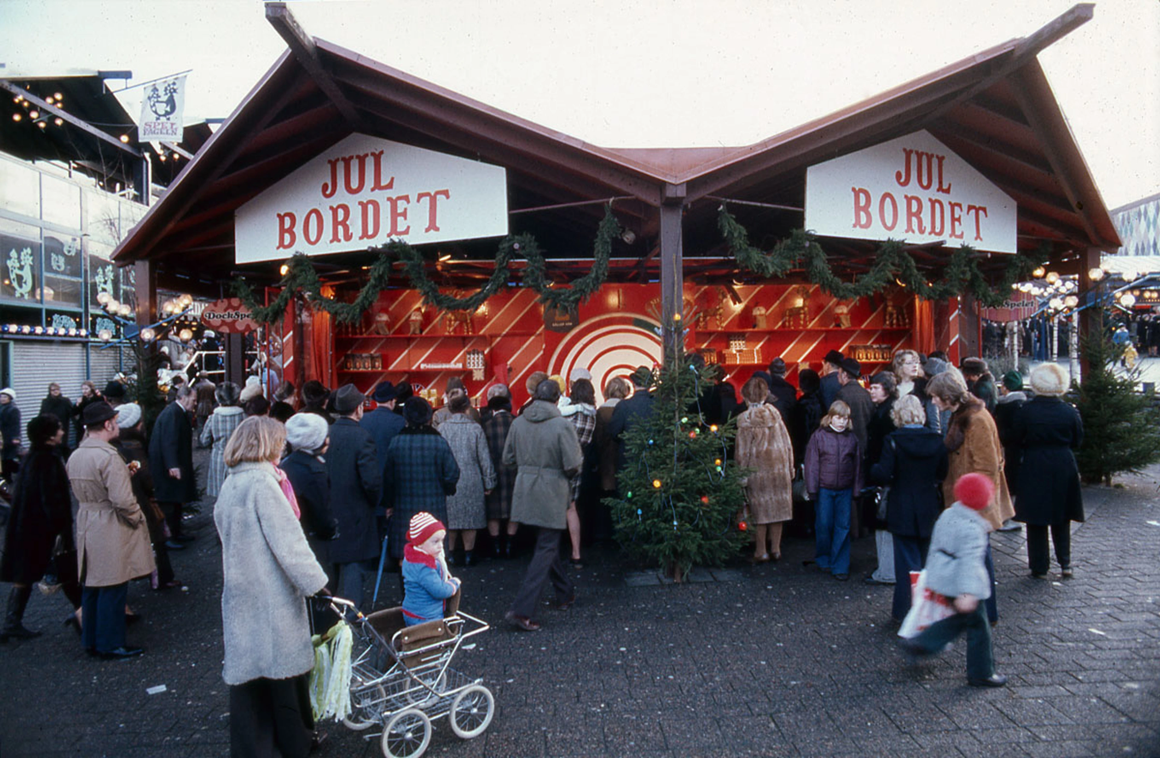 Lisebergs julmarknad 1975.