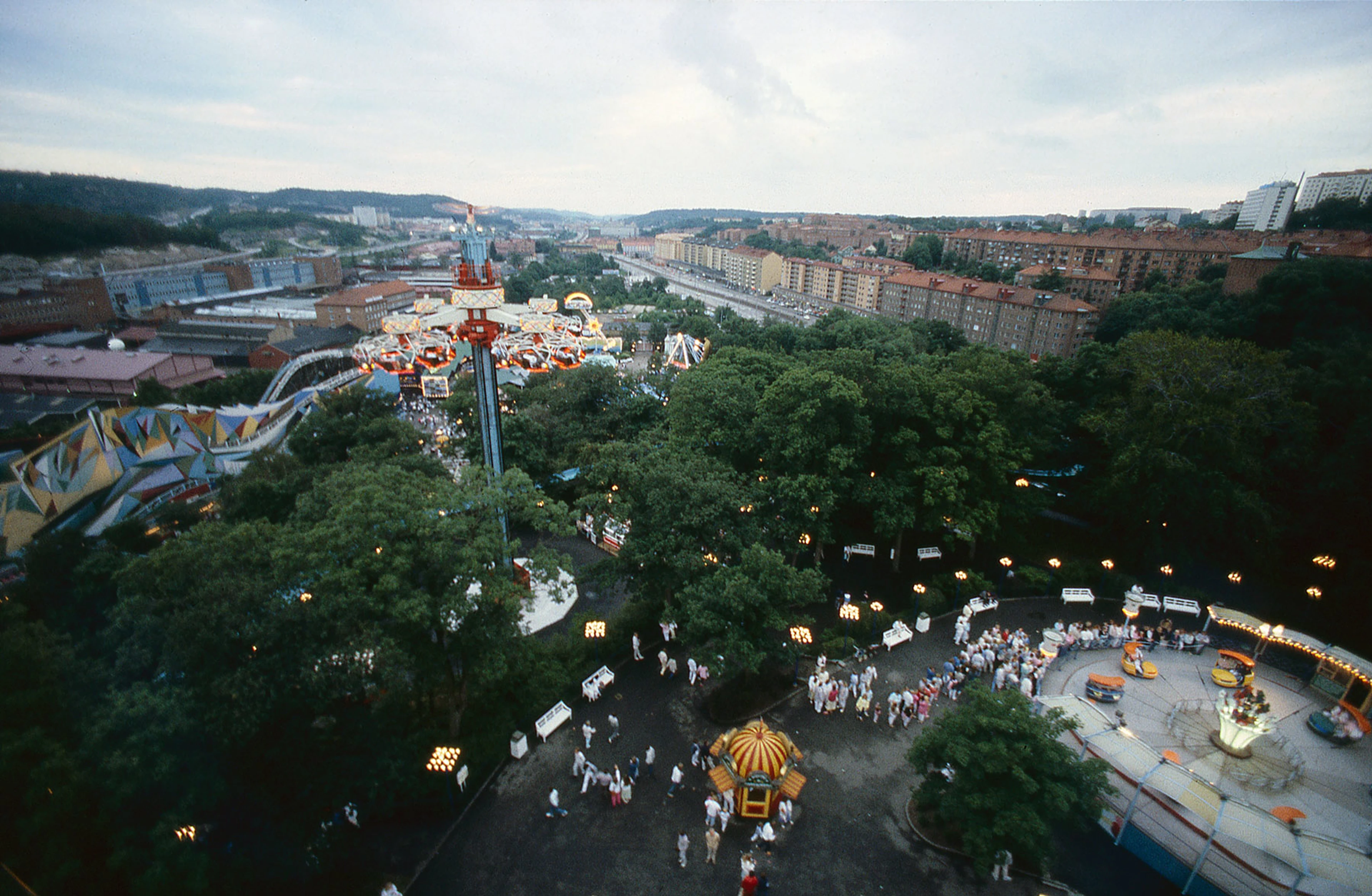 Övre parken 1985.