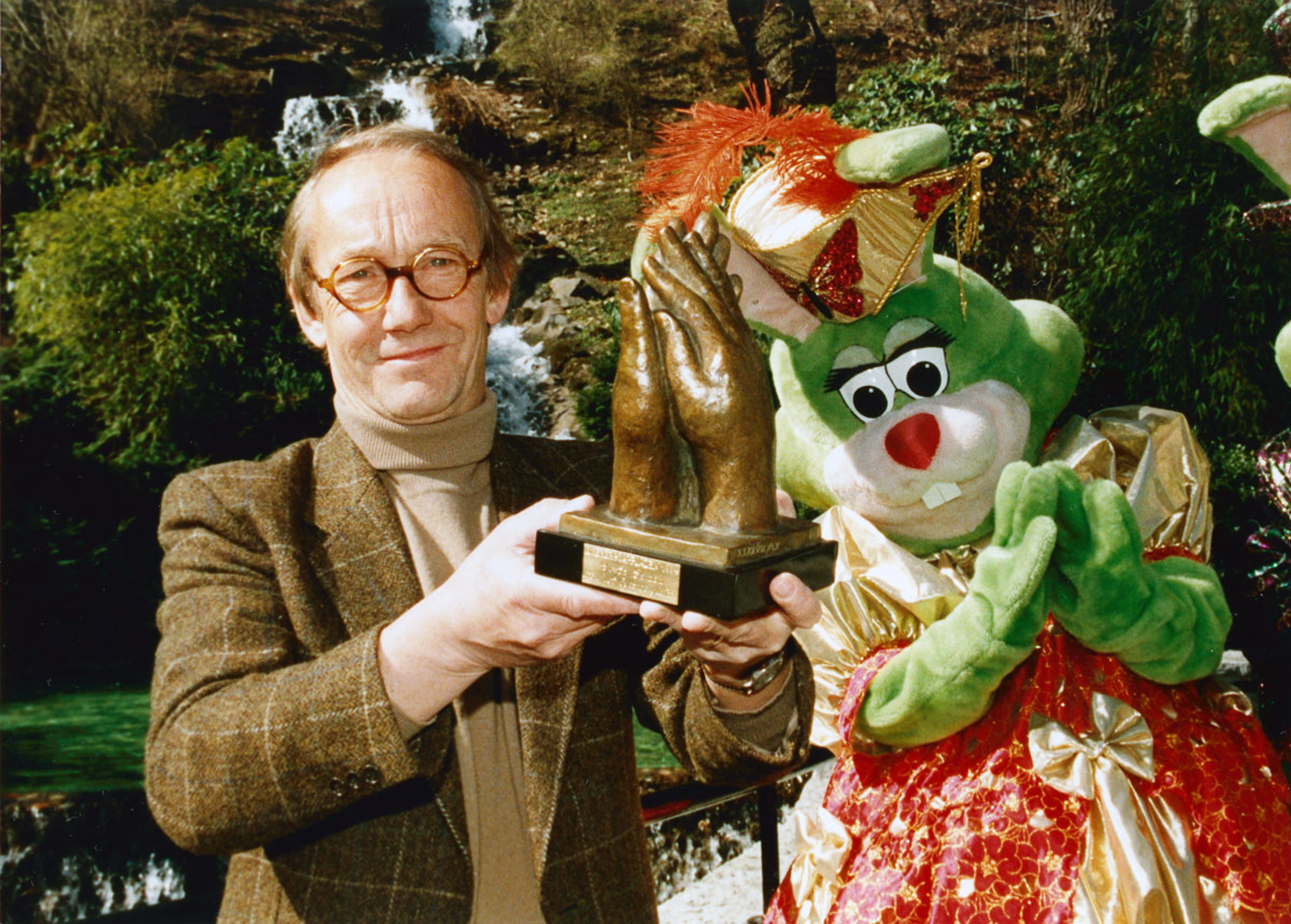 Gösta Ekman tilldelas Lisebergsapplåden 1994.
