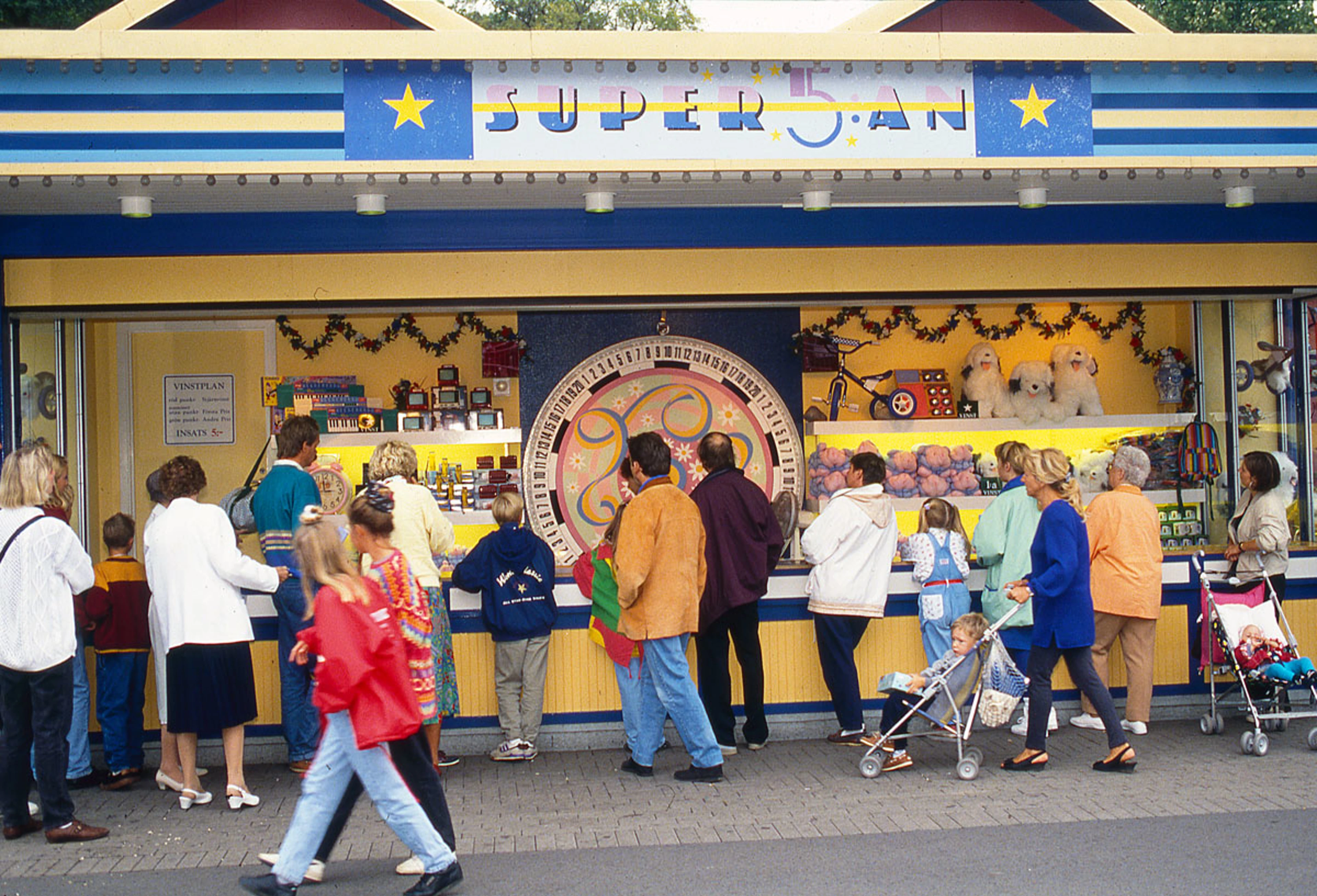 Lyckohjulet Super 5:an 1992.