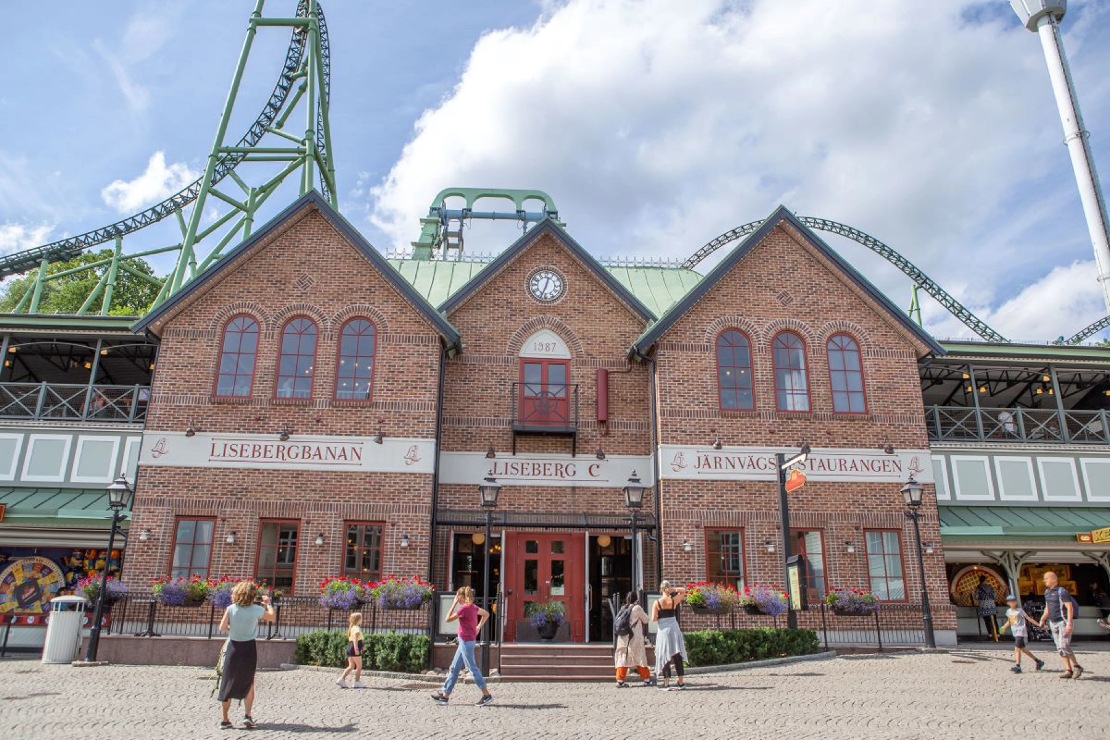Järnvägsrestaurangen Lisebergbanan 2021.