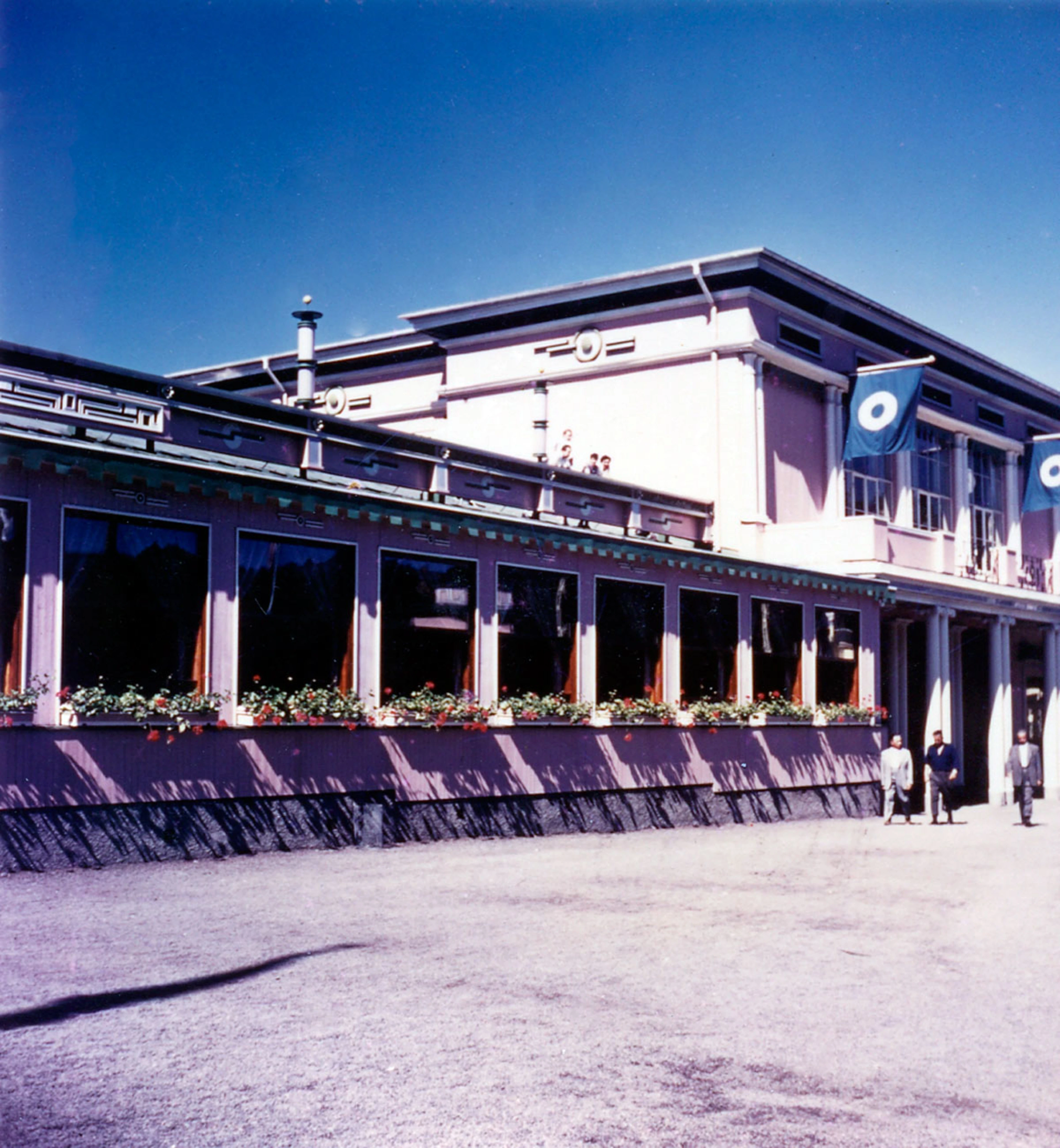Huvudrestauranten 1957.