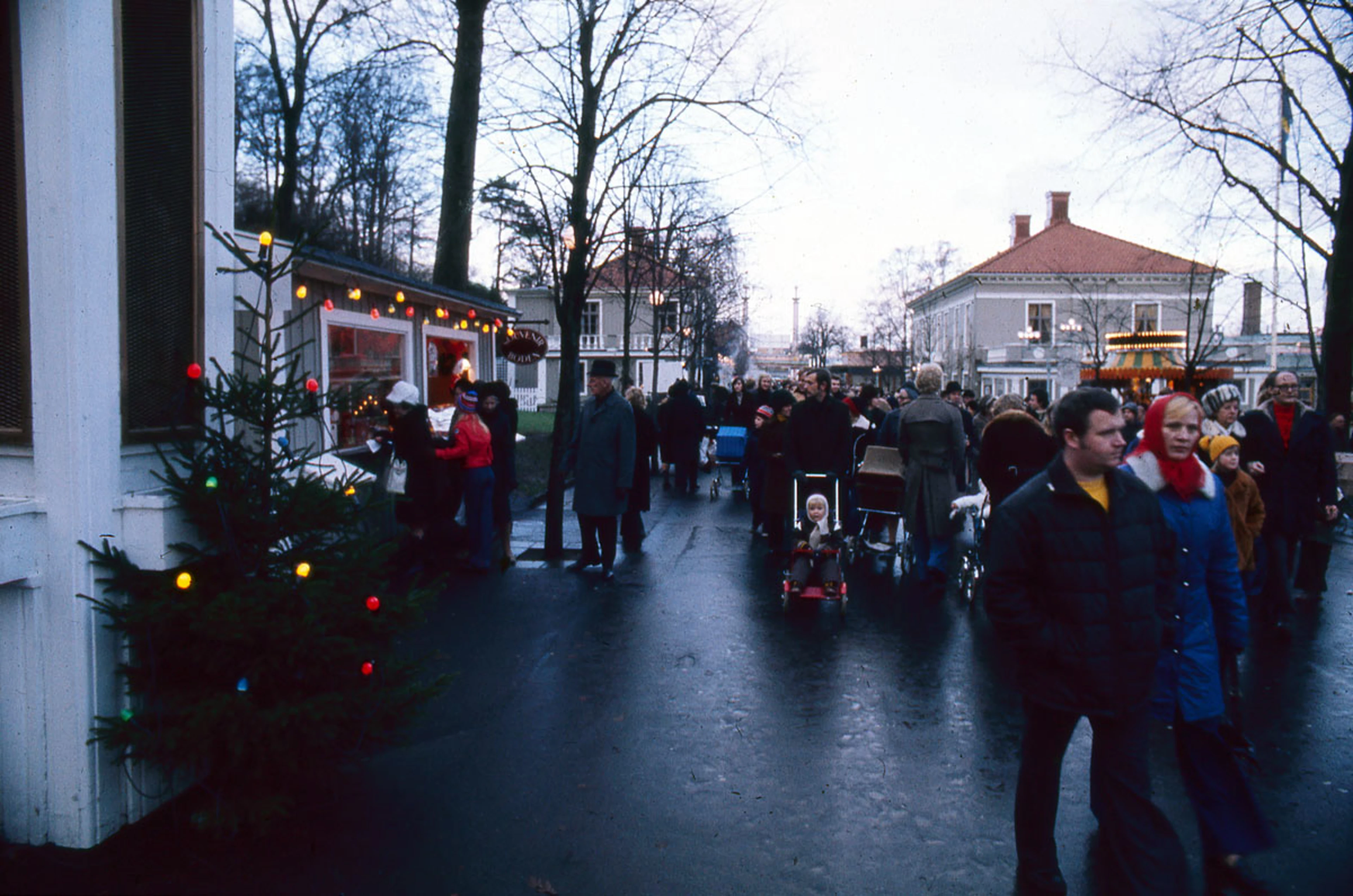 Lisebergs julmarknad 1975.